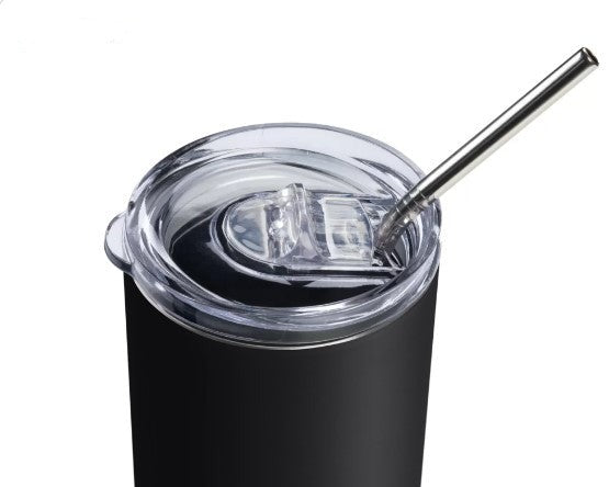 Straw and lid included with the tumbler