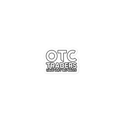 OTC-Traders Big Balls- Bubble-free stickers