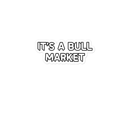 Bull market trading stickers