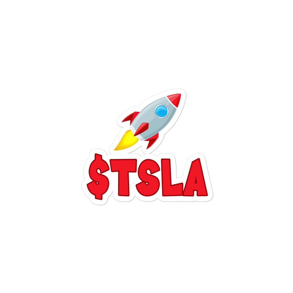 TSLA-Rocket Trading Stickers