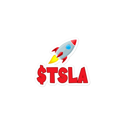 TSLA-Rocket Trading Stickers