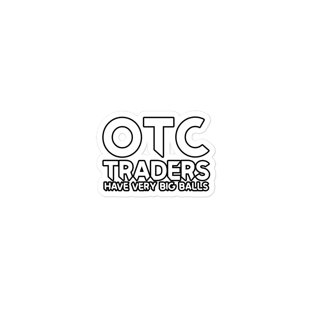 OTC-Traders Big Balls- Bubble-free stickers