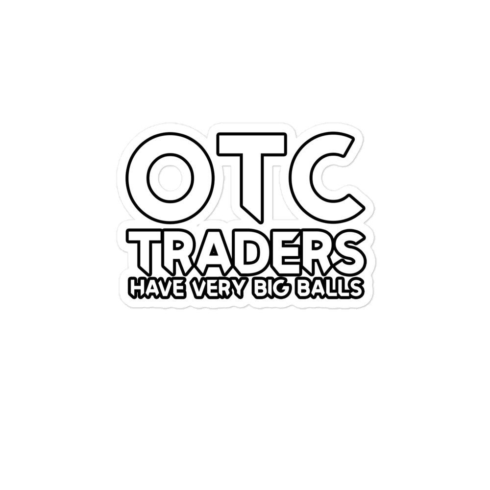 OTC TRADER - Design Bubble-free Trading Stickers