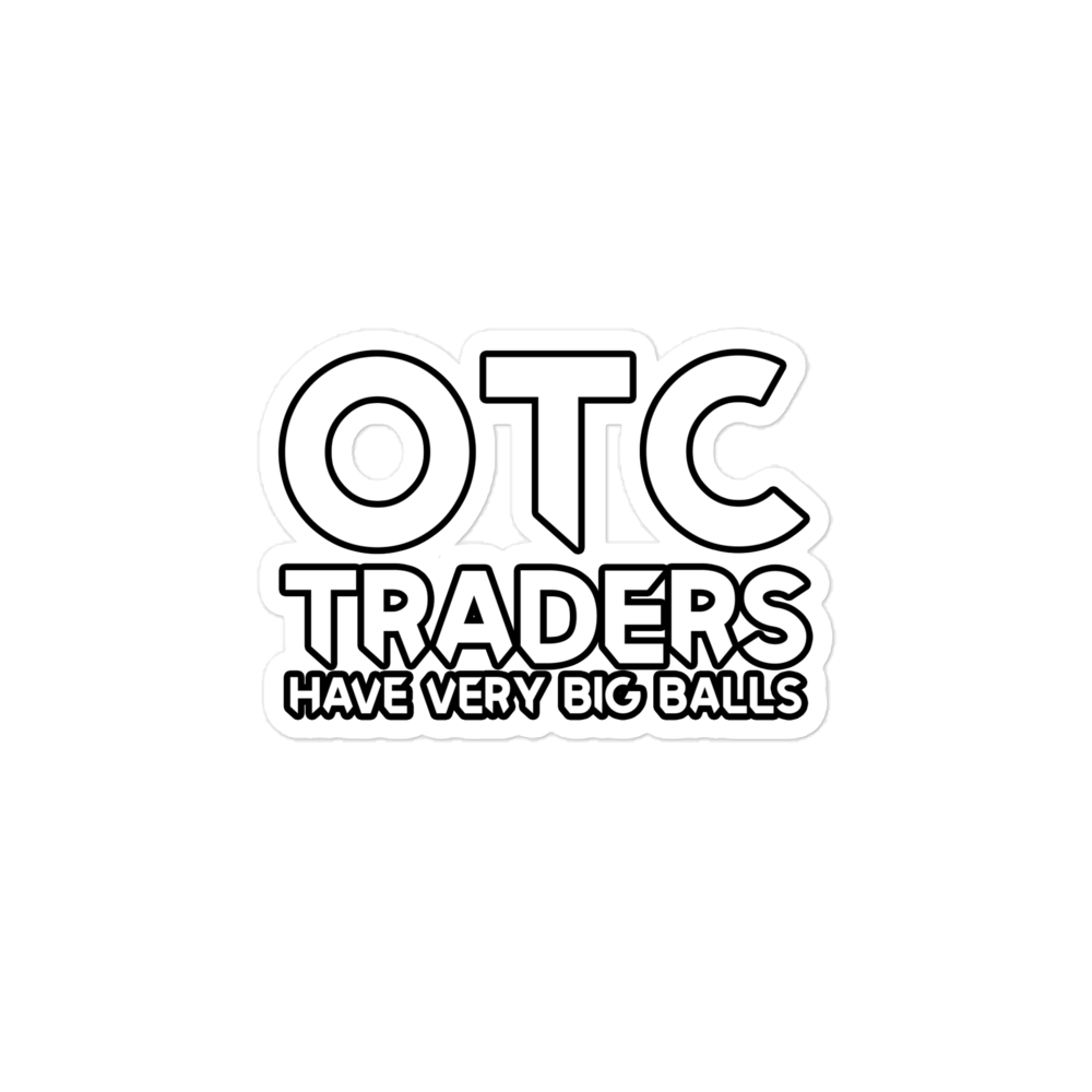 OTC-Traders Big Balls- Bubble-free stickers