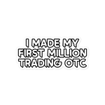 First Million- Bubble-free stickers