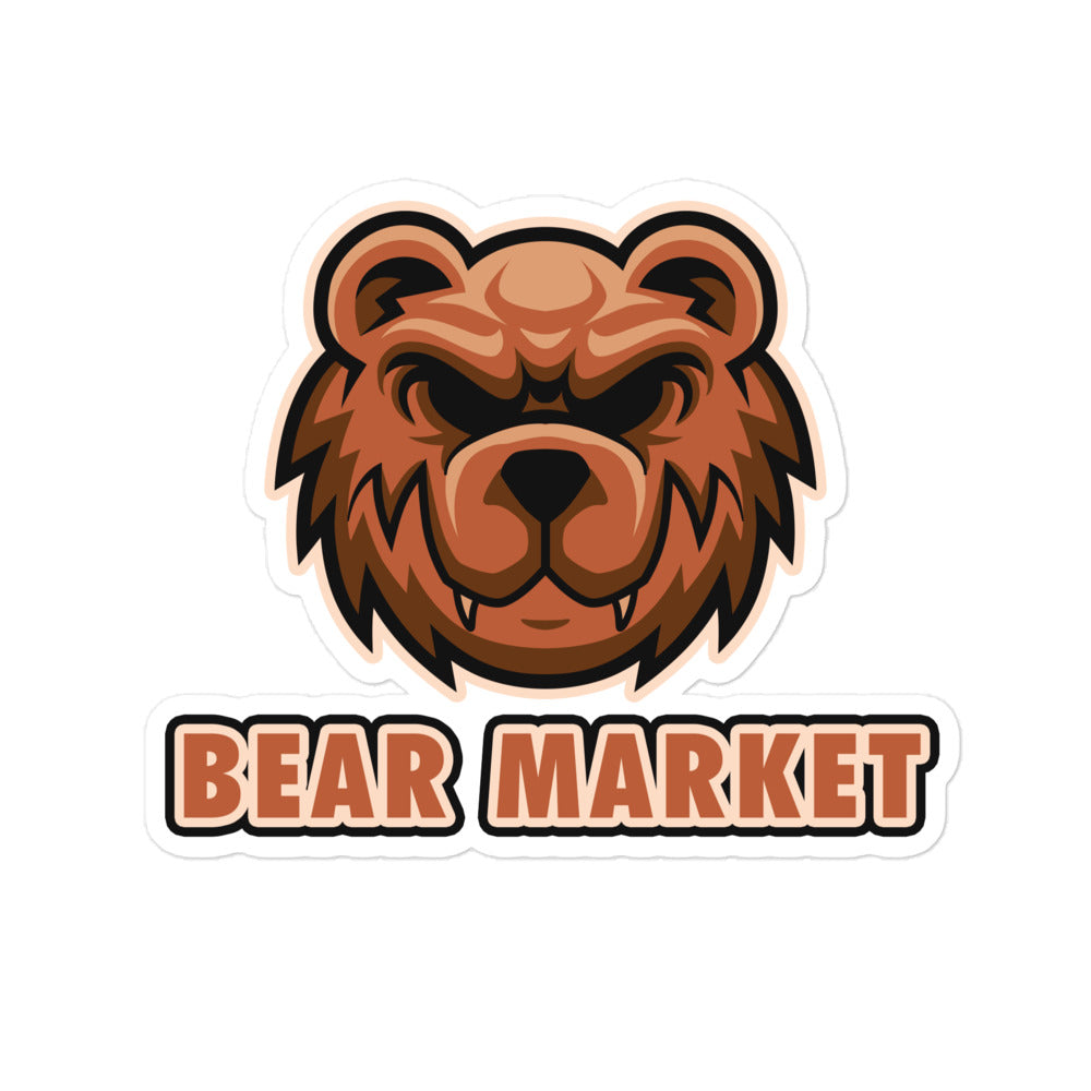 Bear market stickers 