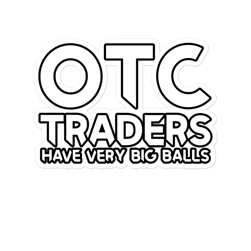 OTC TRADER - Design Bubble-free Trading Stickers