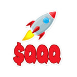 QQQ-Rocket Bubble-free Trading Stickers