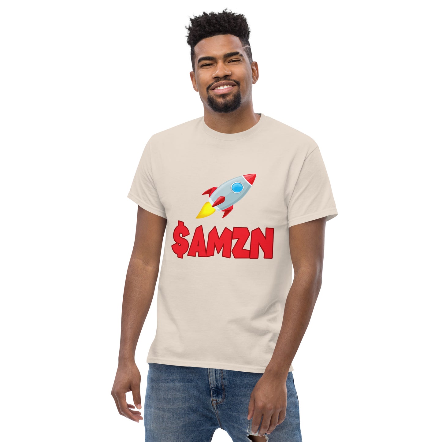 AMZN-Rocket design t-shirt for men and women