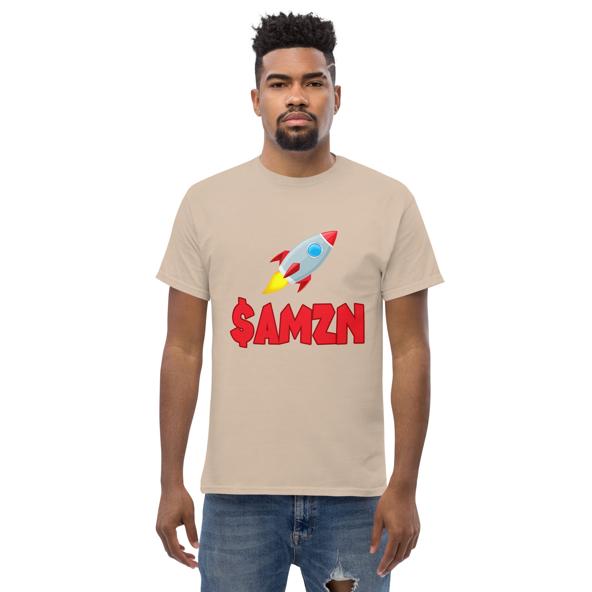 AMZN-Rocket design t-shirt for men and women