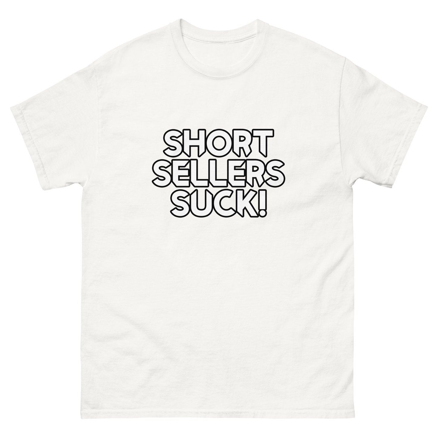 "Stock market critique apparel