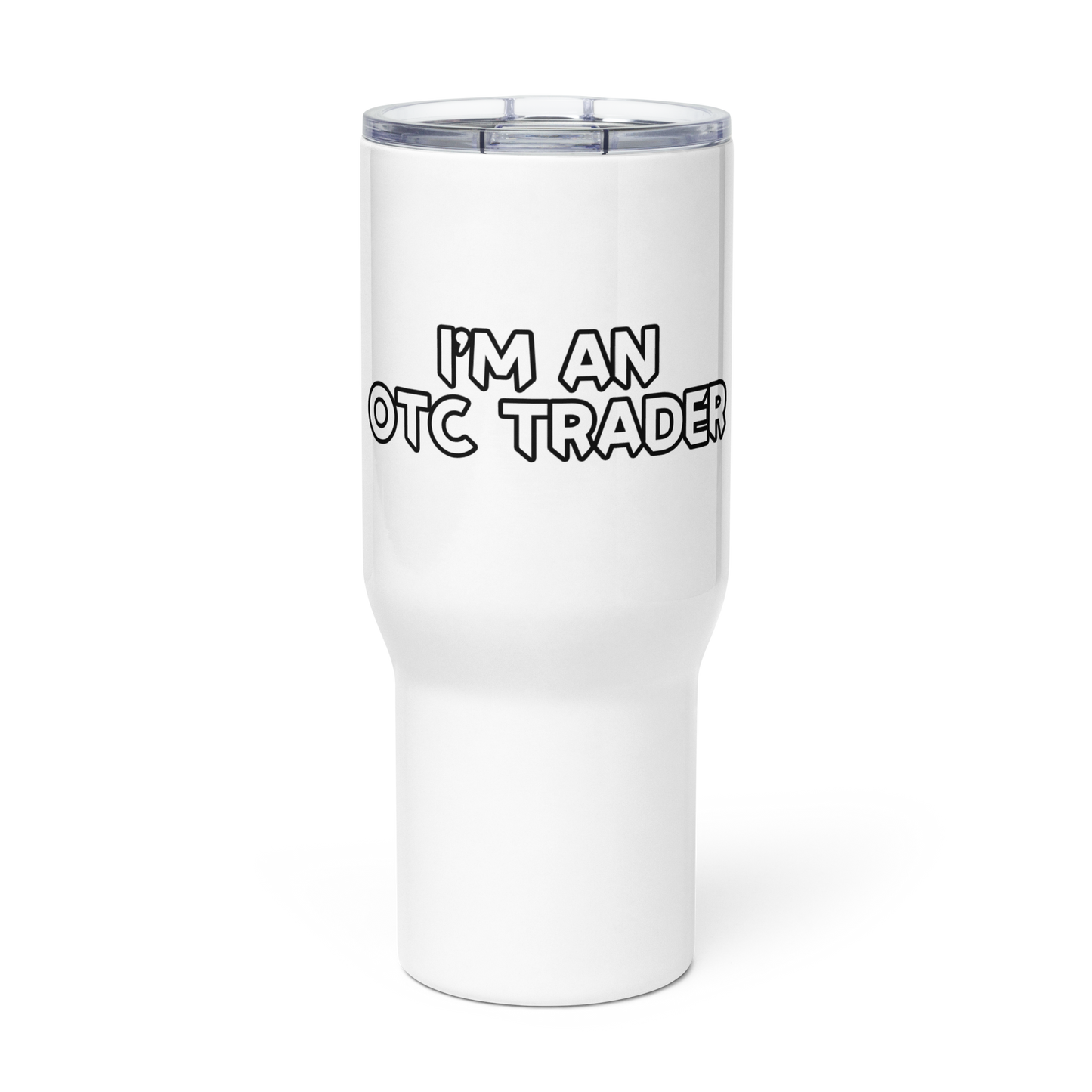 OTC-Trader- Travel Mug With A Handle