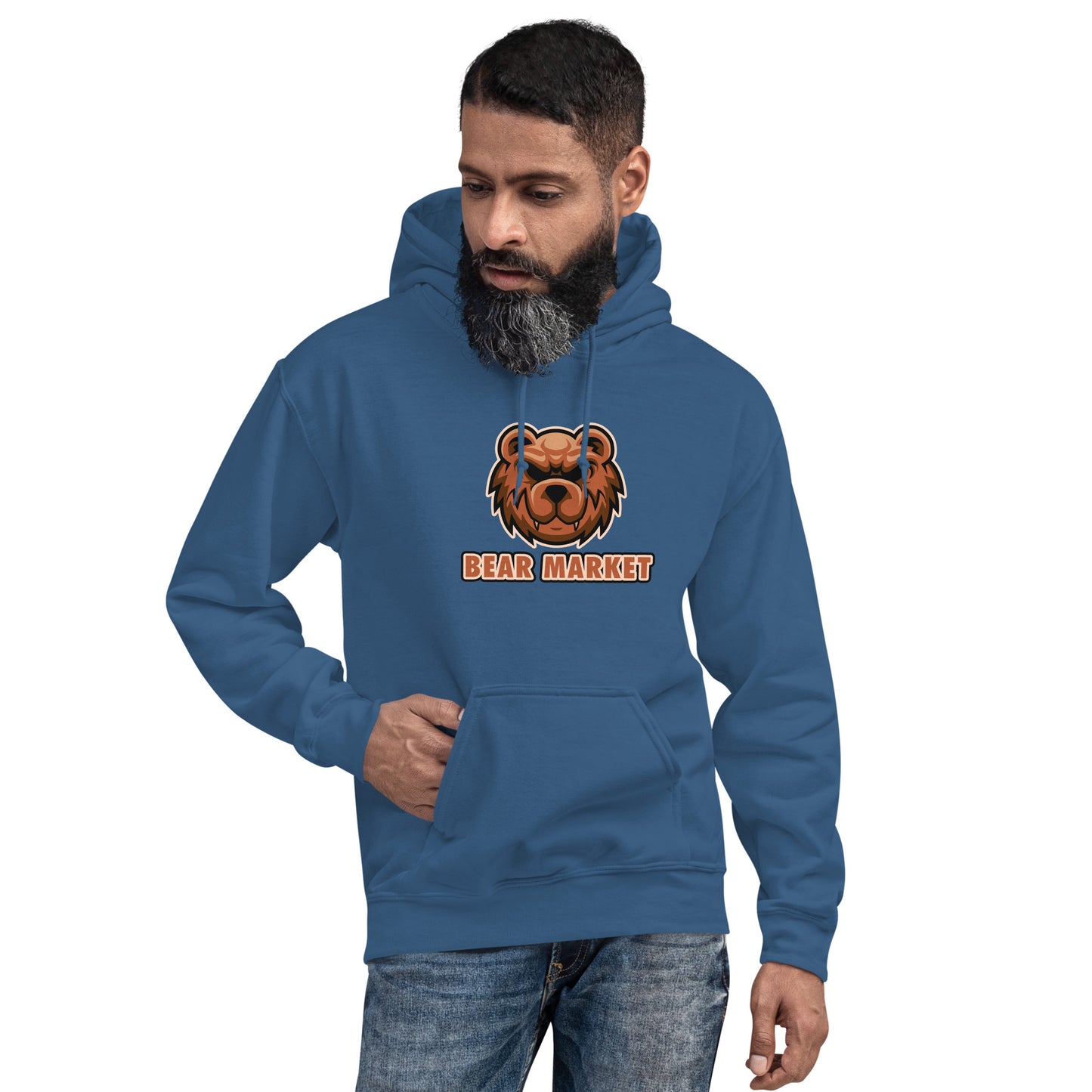 "BEAR MARKET" Modern Unisex Design Hoodie