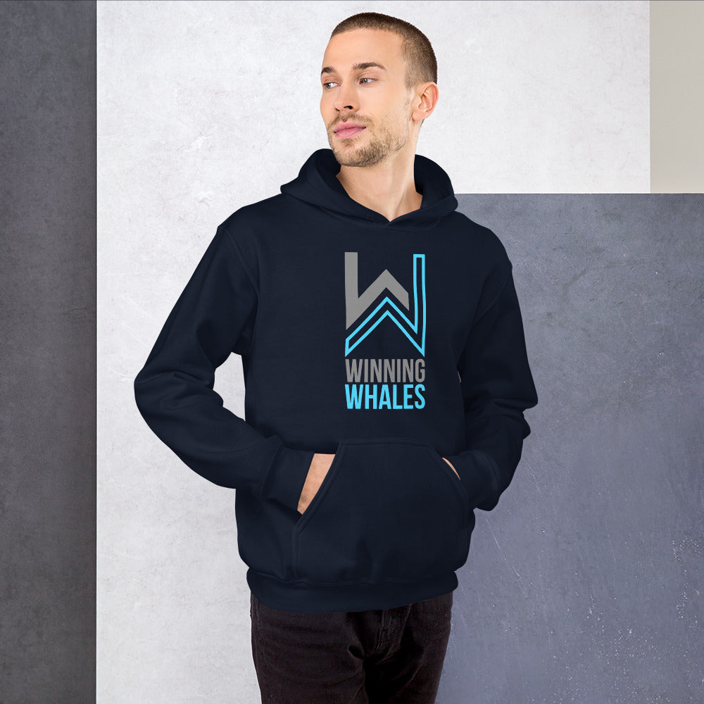 Whale-themed trader's hoodie