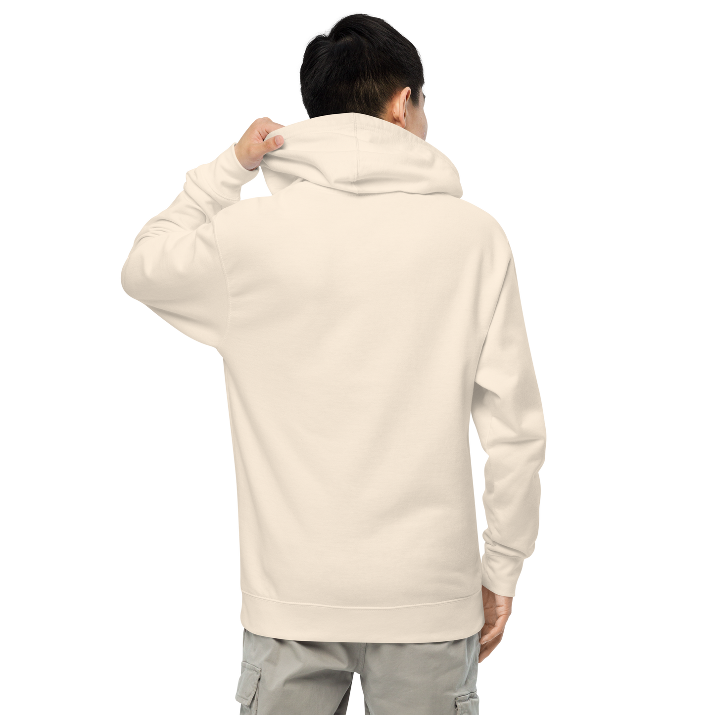 cotton face hoodie