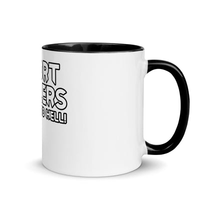 Wall Street style coffee mug