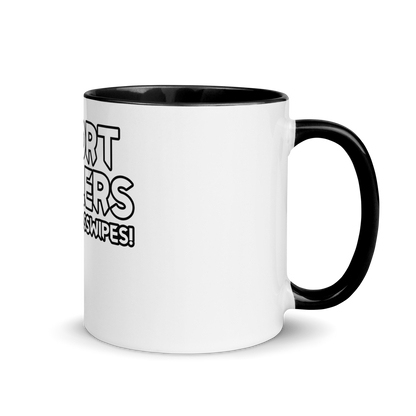 Wall Street style coffee cup