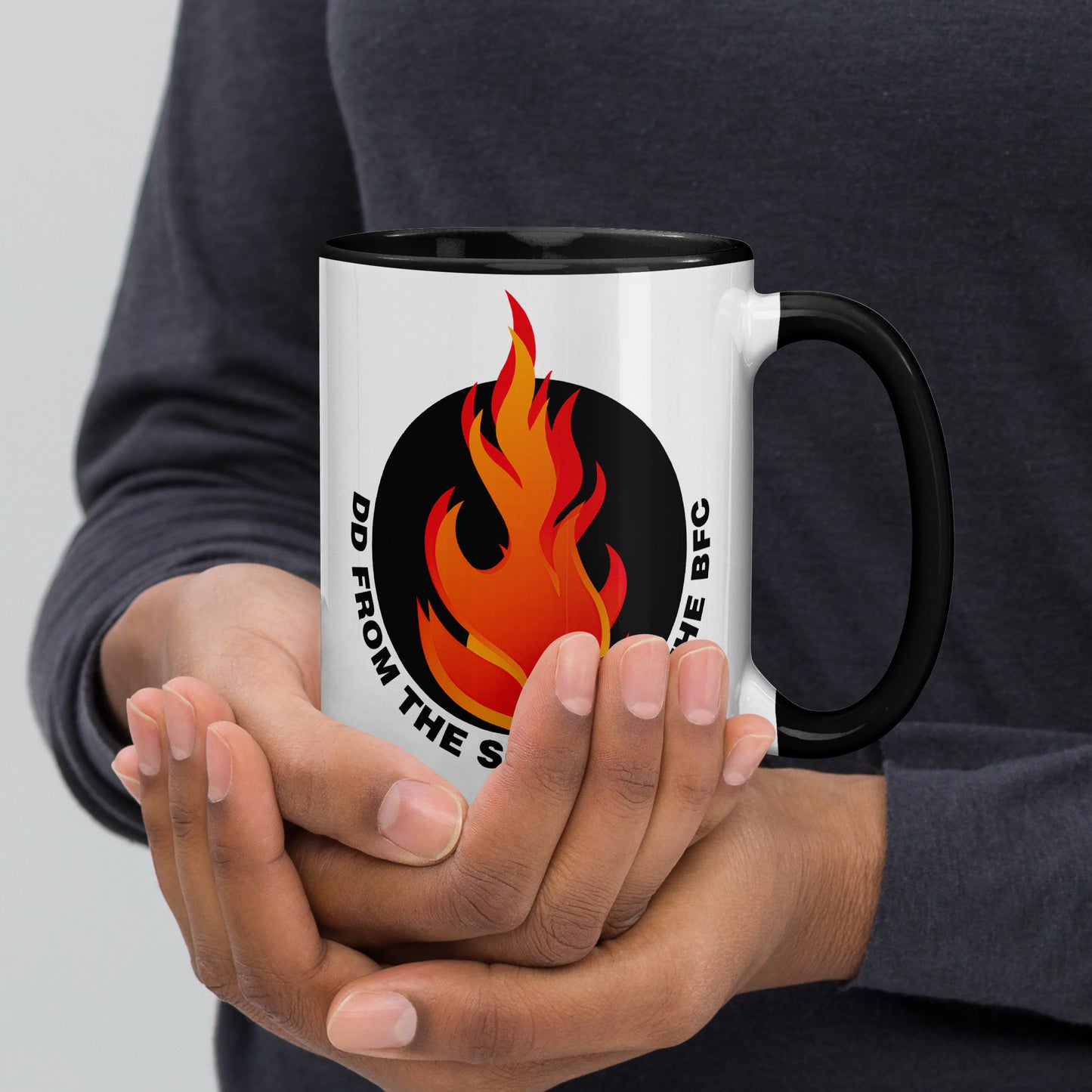 Buffalo Fireside Chats Mug with Color Inside