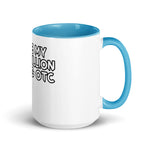 "First Million" Unique Design Mug with Color Inside