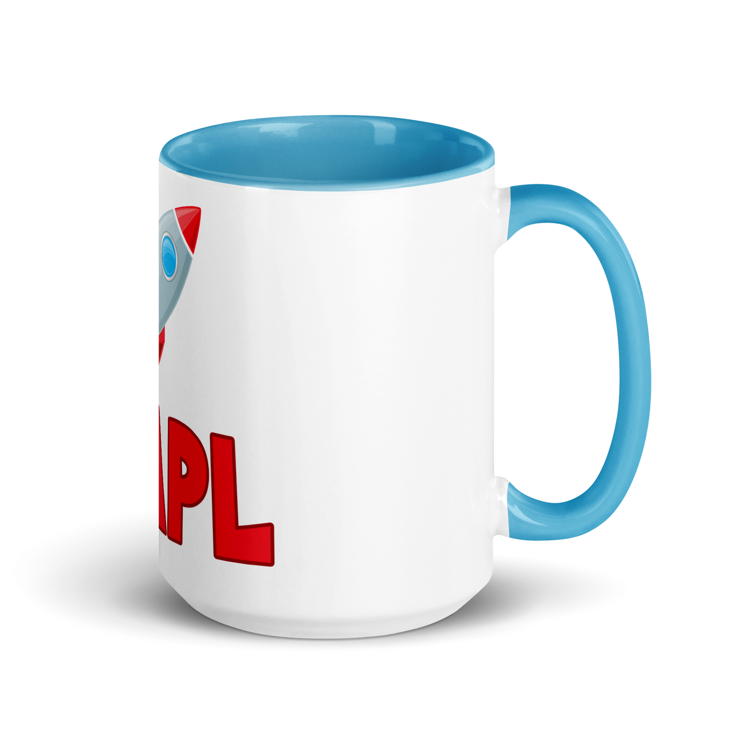 AAPL-Rocket trading color inside mug