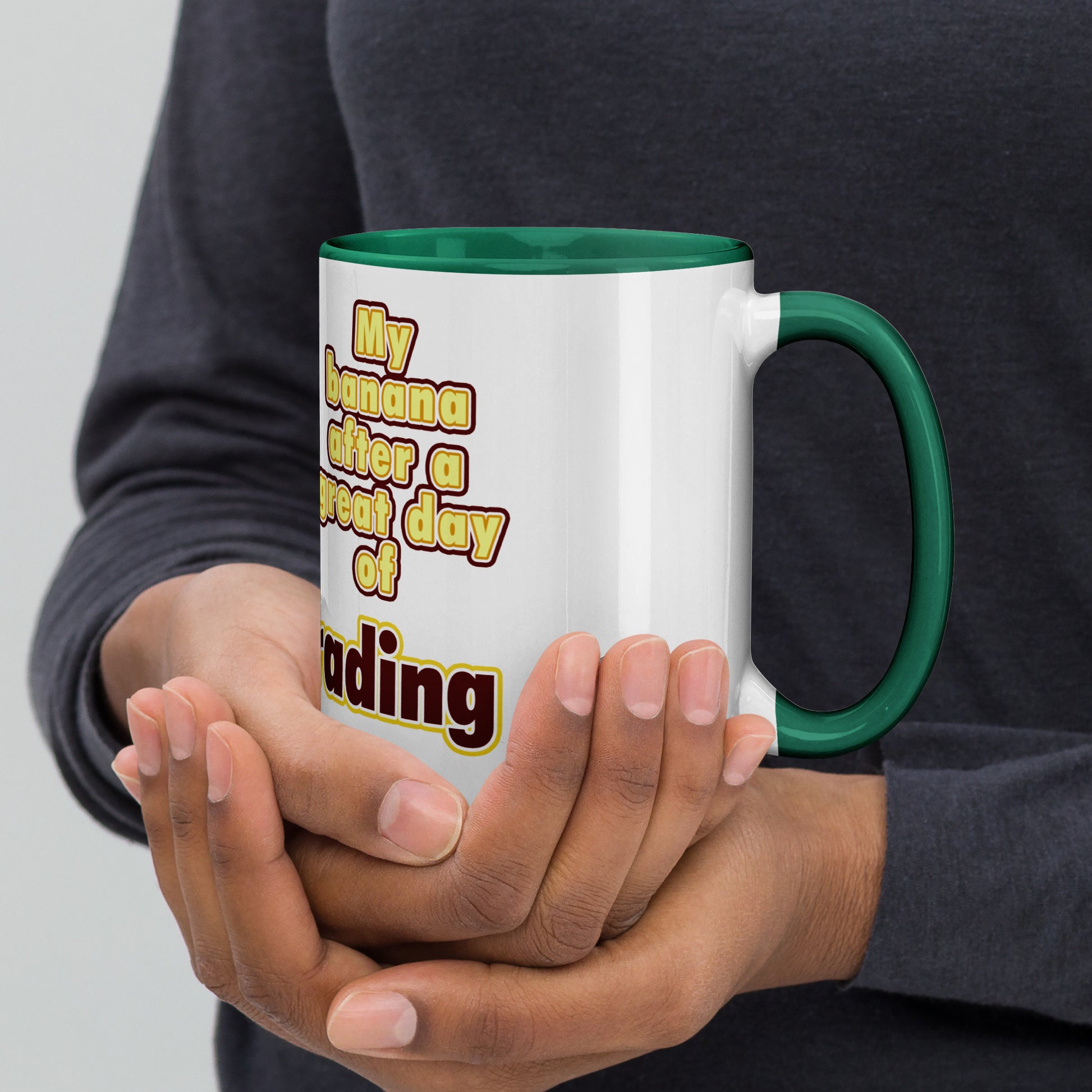 Cheerful coffee time mug