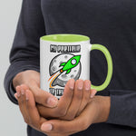 My Portfolio To The Moon Mug with Color Inside