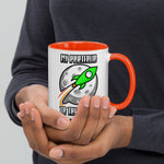 My Portfolio To The Moon Mug with Color Inside