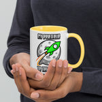 My Portfolio To The Moon Mug with Color Inside