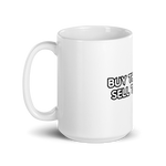 Buy Rumor Sell News- White Glossy Mug