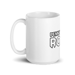 Penny Stocks Rock- White glossy mug